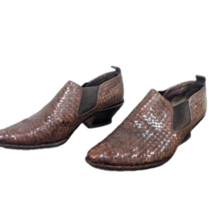 Stephanie Kelian Paris Leather Woven Chelsea Boots